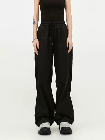 Gartered Straight Leg Cargo Pants Korean Street Fashion Pants By Made Extreme Shop Online at OH Vault