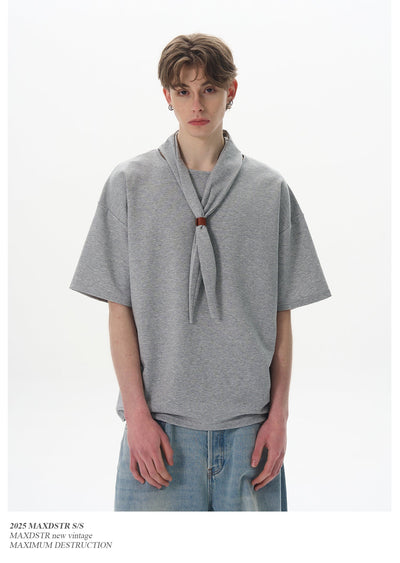 Casual Necktie T-Shirt Korean Street Fashion T-Shirt By MaxDstr Shop Online at OH Vault