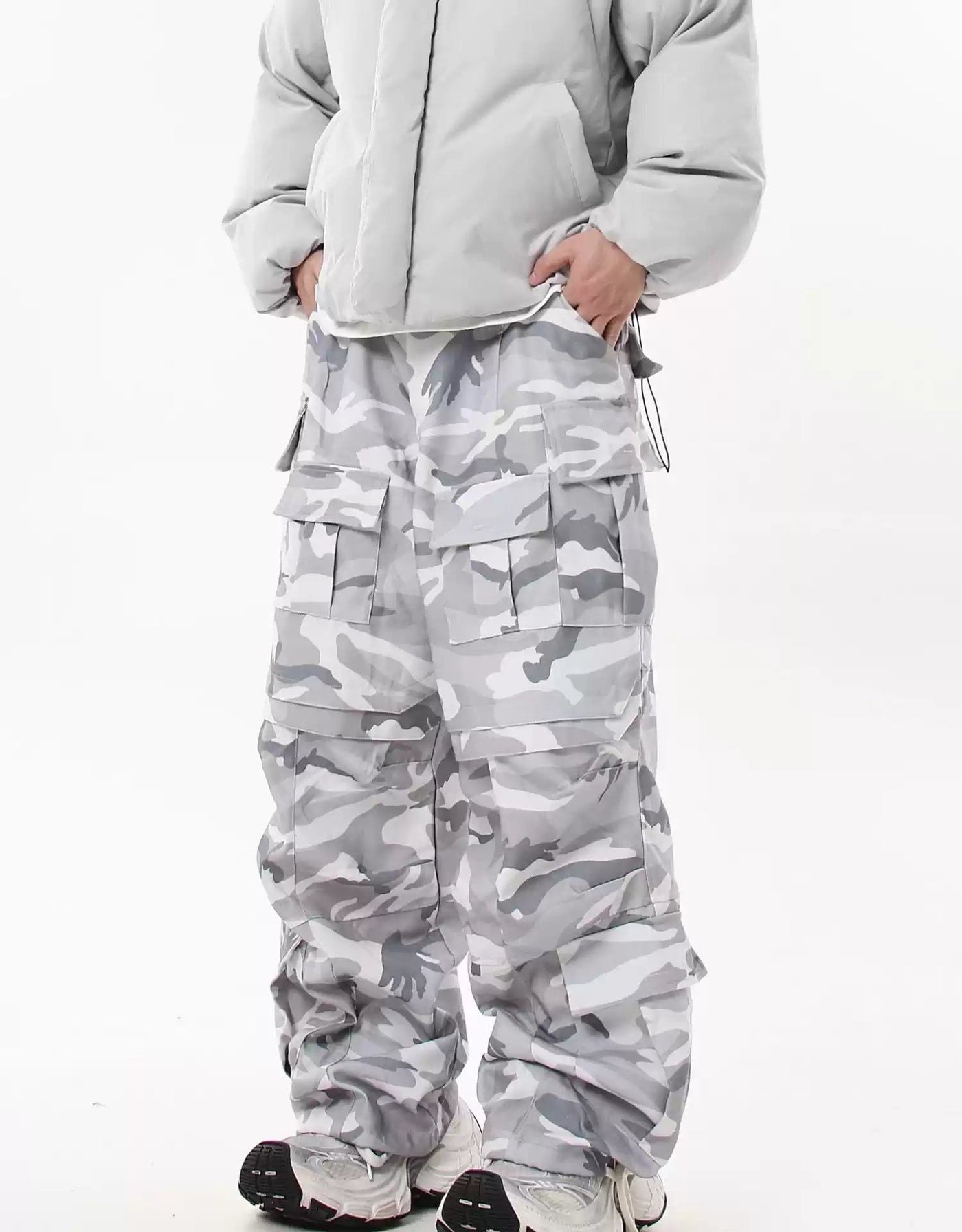 Multi-Pocket Camouflage Pants Korean Street Fashion Pants By Blacklists Shop Online at OH Vault