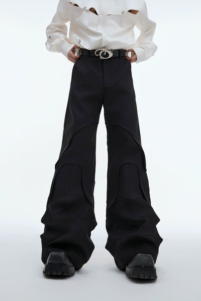 Abstract Structured End Pants Korean Street Fashion Pants By Argue Culture Shop Online at OH Vault