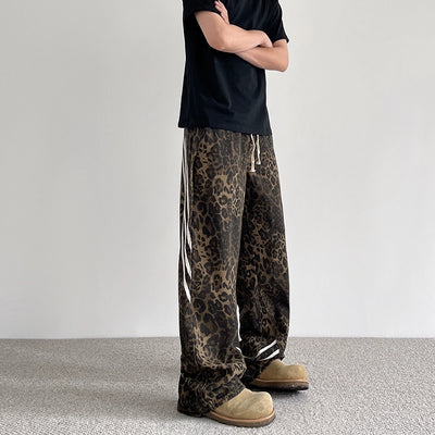 Lines Animal Print Pants Korean Street Fashion Pants By A PUEE Shop Online at OH Vault