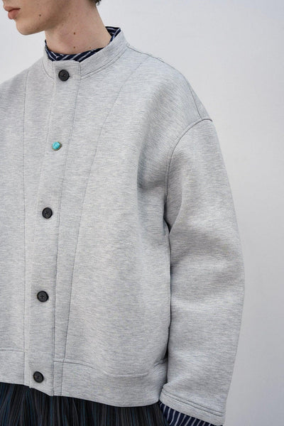 Stripe Spliced Comfty Buttoned Jacket Korean Street Fashion Jacket By MaxDstr Shop Online at OH Vault