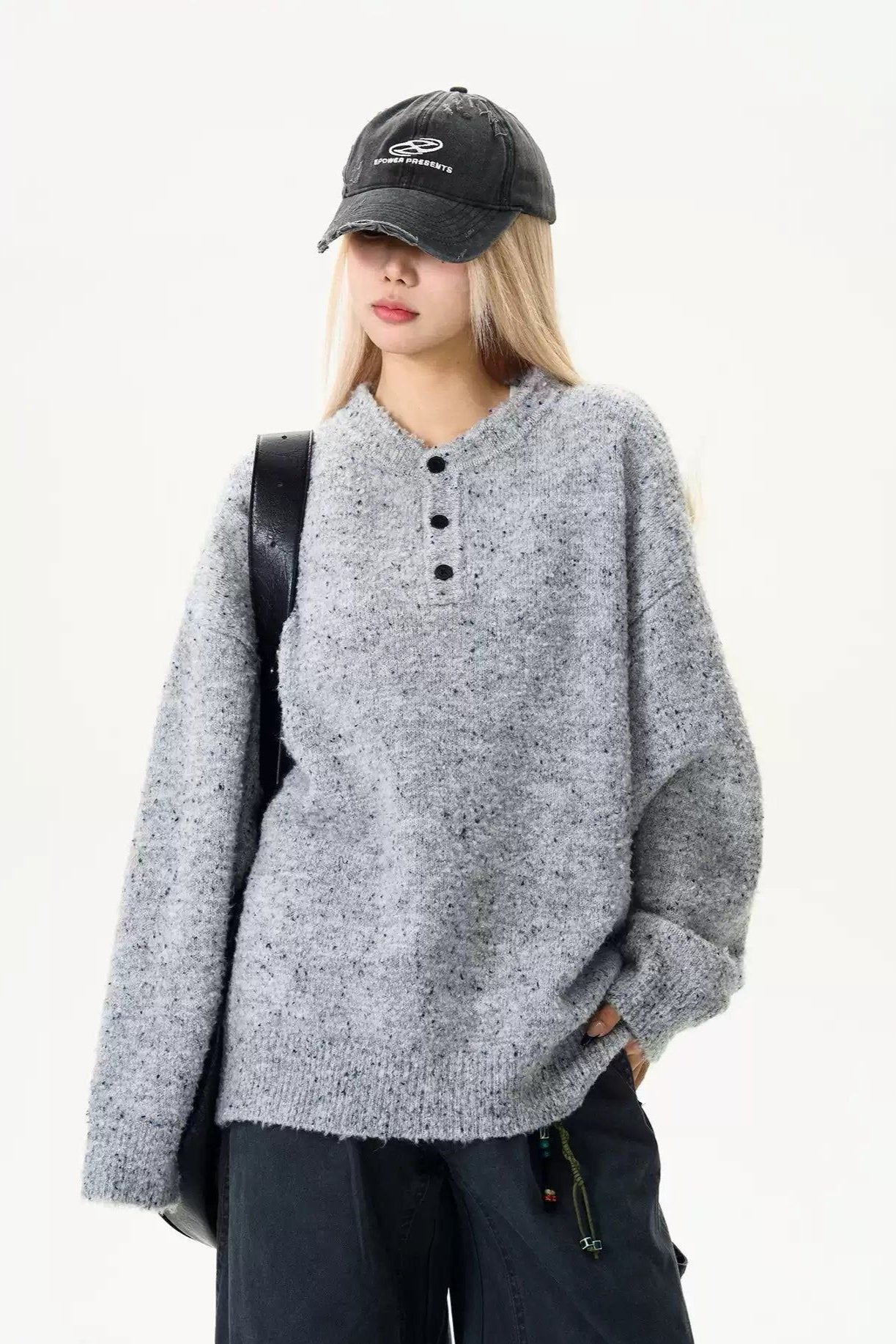 Comfty Fit Cozy Sweater Korean Street Fashion Sweater By MaxDstr Shop Online at OH Vault