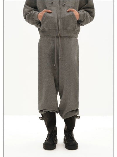 Drawstring Zipped Hoodie & Sweatpants Set Korean Street Fashion Clothing Set By Mason Prince Shop Online at OH Vault