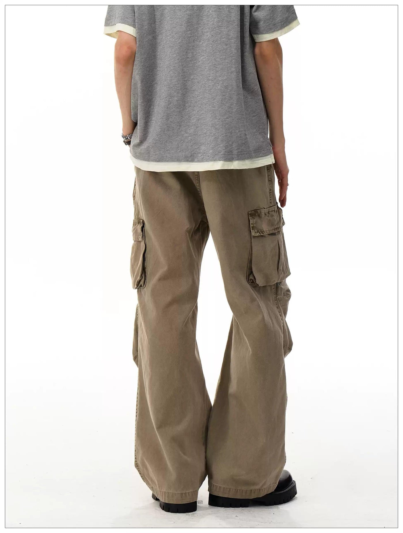 Workwear Style Cargo Jeans Korean Street Fashion Jeans By Mr Nearly Shop Online at OH Vault