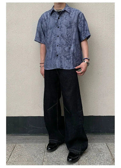 Bootcut Regular Fit Jeans Korean Street Fashion Jeans By Moditec Shop Online at OH Vault