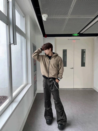 Silver Four Leaf Clover Pants Chain Korean Street Fashion Clothing Accessory By Tian Tian Shop Online at OH Vault