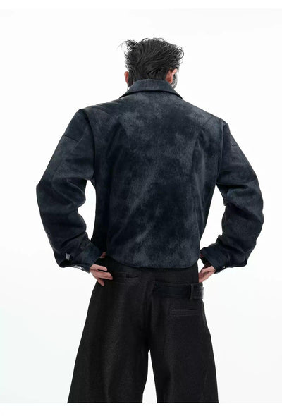 Tie-Dye Pearl Embellished Jacket Korean Street Fashion Jacket By Argue Culture Shop Online at OH Vault