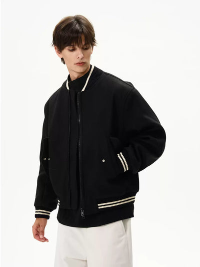 Contrast Lining Clean Fit Jacket Korean Street Fashion Jacket By MaxDstr Shop Online at OH Vault