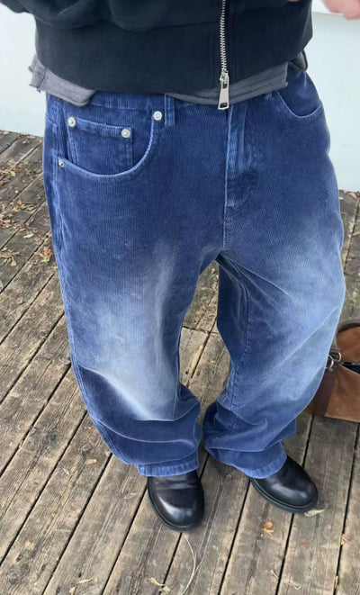 Classic Bleach Washed Jeans Korean Street Fashion Jeans By Made Extreme Shop Online at OH Vault