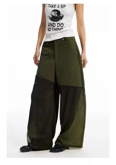 Lightweight Contrast Pants Korean Street Fashion Pants By Conp Conp Shop Online at OH Vault
