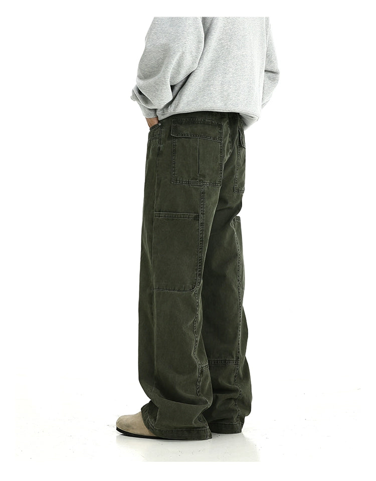 Multi-Pocket Versatile Jeans Korean Street Fashion Jeans By MEBXX Shop Online at OH Vault