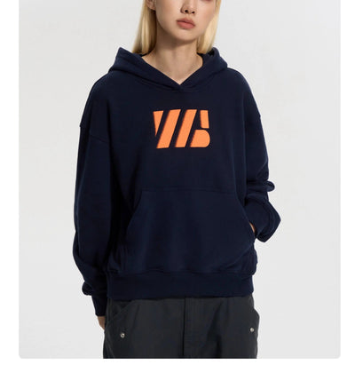 Gradient Contrast Logo Short & Long Hoodie Set Korean Street Fashion Clothing Set By WORKSOUT Shop Online at OH Vault