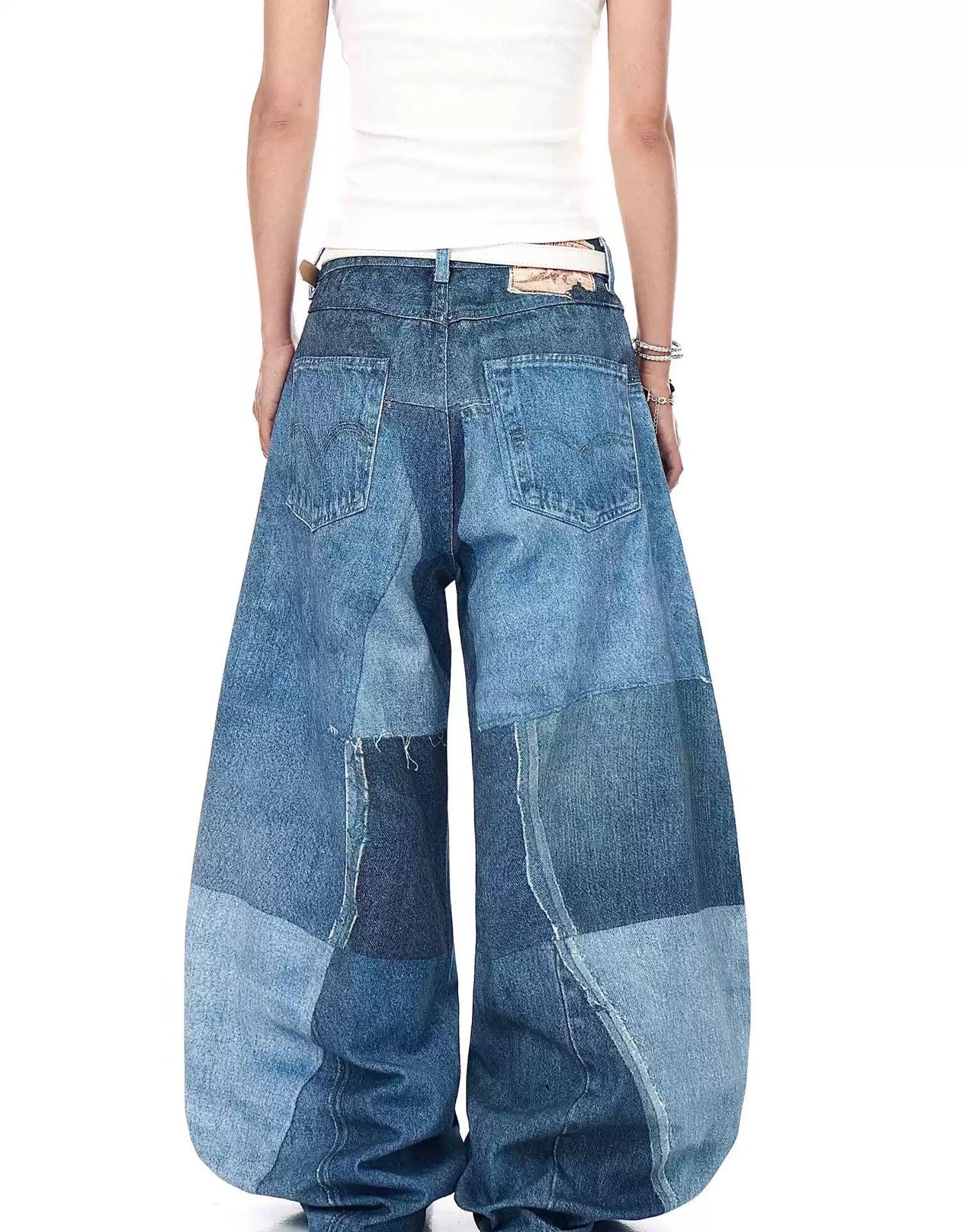 Graphic Print Loose Jeans Korean Street Fashion Jeans By Blacklists Shop Online at OH Vault