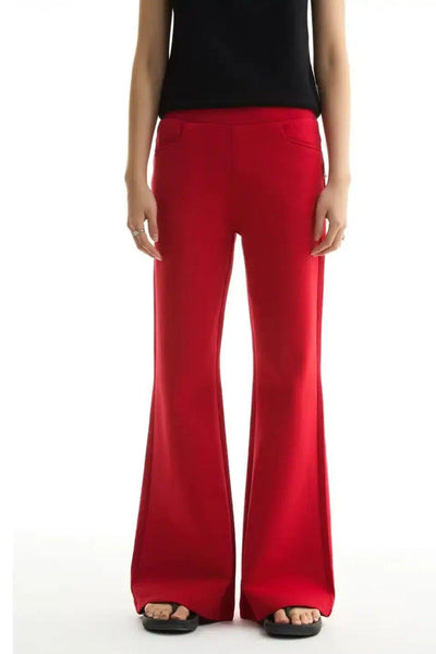 Solid Color Flare Sweatpants Korean Street Fashion Pants By Funky Fun Shop Online at OH Vault