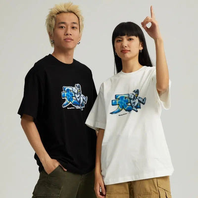 Graffiti Printed T-Shirt Korean Street Fashion T-Shirt By WASSUP Shop Online at OH Vault