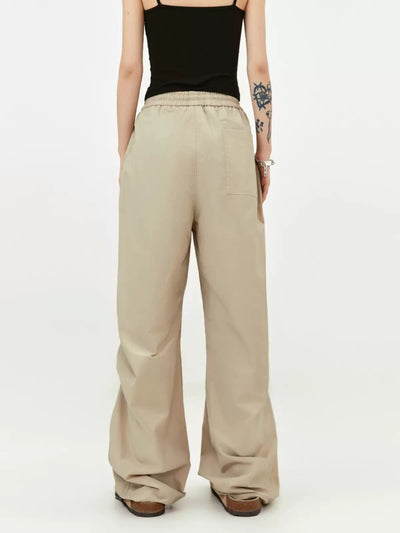 Gartered Straight Leg Cargo Pants Korean Street Fashion Pants By Made Extreme Shop Online at OH Vault
