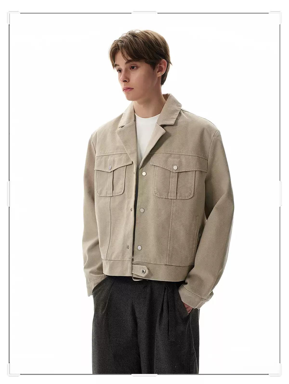 Flap Pocket Boxy Fit Jacket