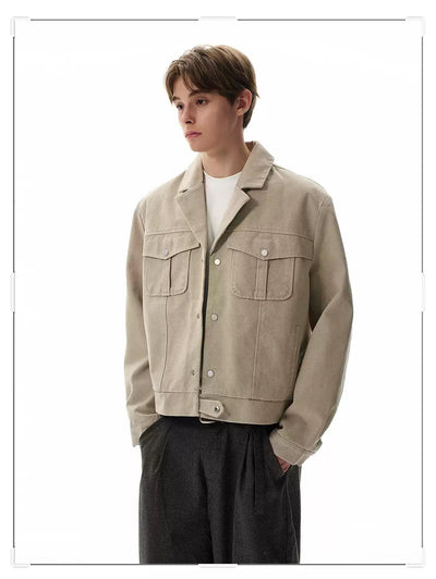 Flap Pocket Boxy Fit Jacket