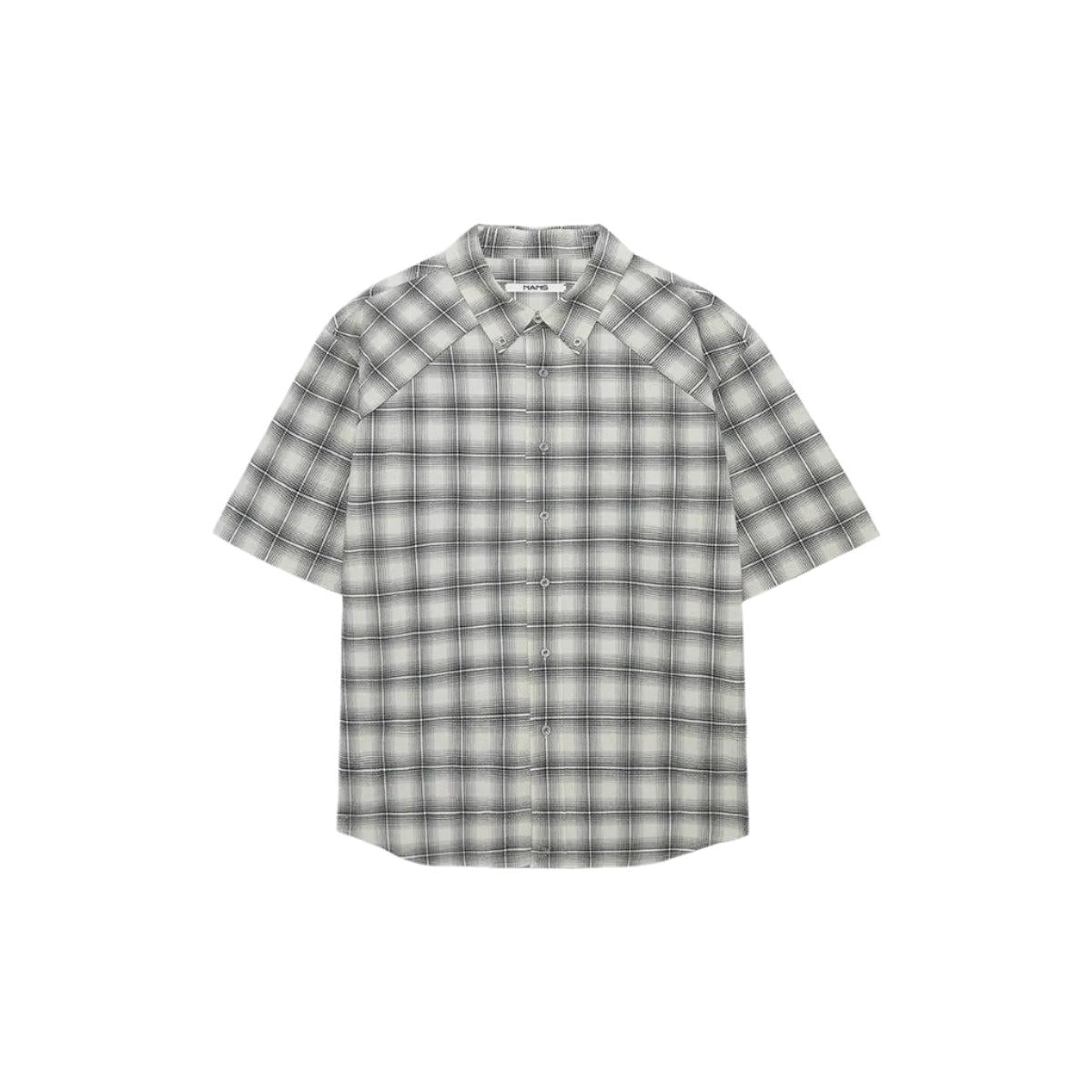 Structured Checkered Shirt Korean Street Fashion Shirt By NANS Shop Online at OH Vault