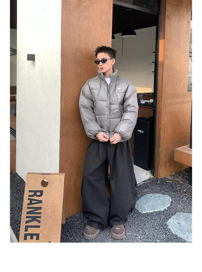 Pleated Baggy Fit Pants Korean Street Fashion Pants By Poikilotherm Shop Online at OH Vault