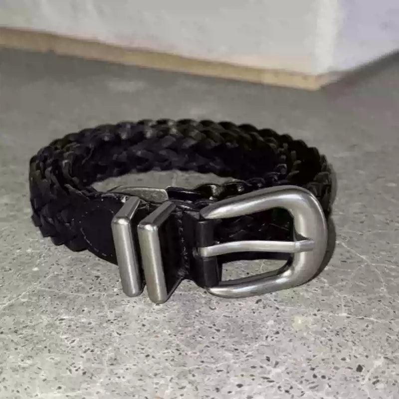 Sleek Woven Belt Korean Street Fashion Belt By Tian Tian Shop Online at OH Vault