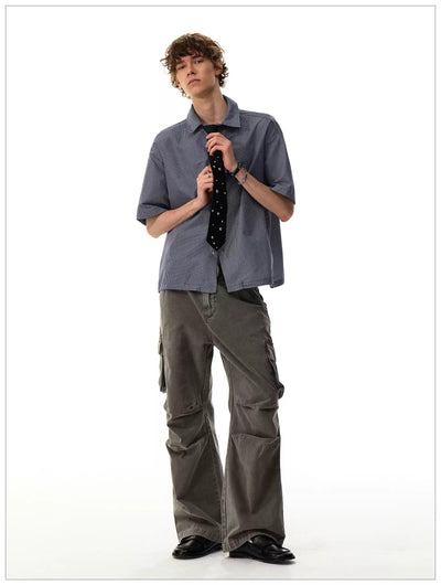 Workwear Style Cargo Jeans Korean Street Fashion Jeans By Mr Nearly Shop Online at OH Vault