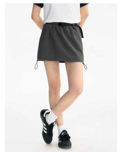 Detachable Half Nyon Skirt Korean Street Fashion Skirt By WORKSOUT Shop Online at OH Vault