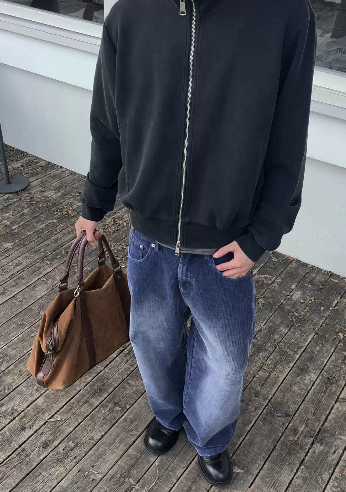 Classic Bleach Washed Jeans Korean Street Fashion Jeans By Made Extreme Shop Online at OH Vault