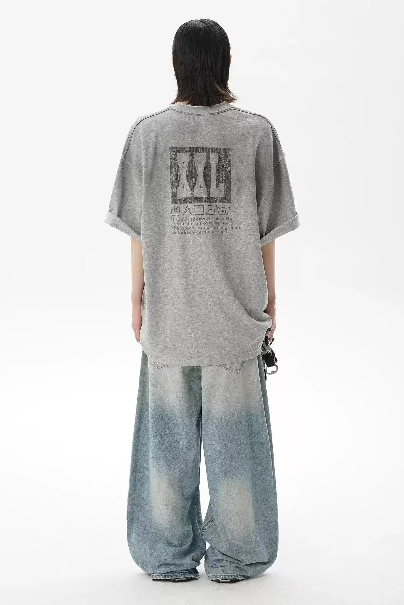 Oversized Washed T-Shirt Korean Street Fashion T-Shirt By Mason Prince Shop Online at OH Vault