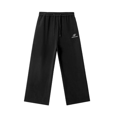 Drawstring Straight Leg Sweatpants Korean Street Fashion Pants By JHYQ Shop Online at OH Vault