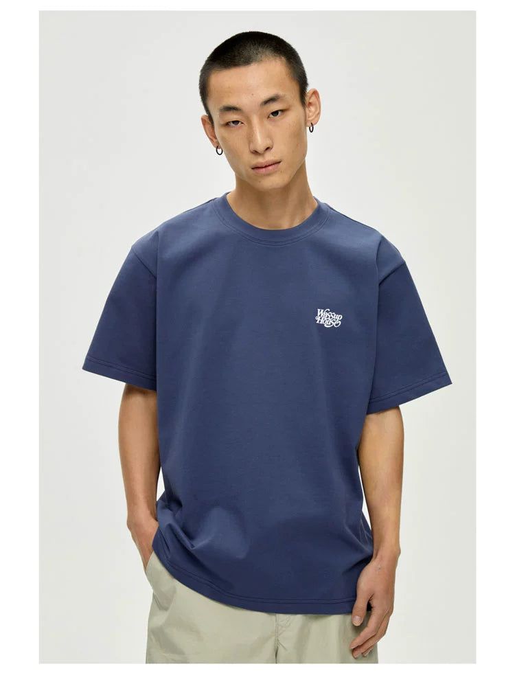 Solid Color Regular T-Shirt Korean Street Fashion T-Shirt By WASSUP Shop Online at OH Vault