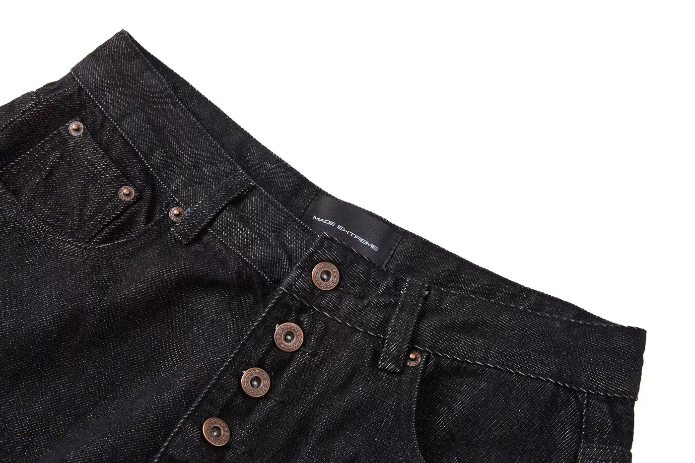 Multi-Buttons High Waist Denim Shorts Korean Street Fashion Shorts By Made Extreme Shop Online at OH Vault