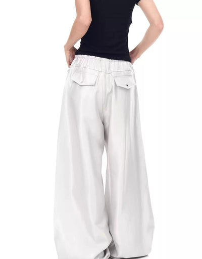 Functional Drawstring Pleats Cargo Pants Korean Street Fashion Pants By Blacklists Shop Online at OH Vault