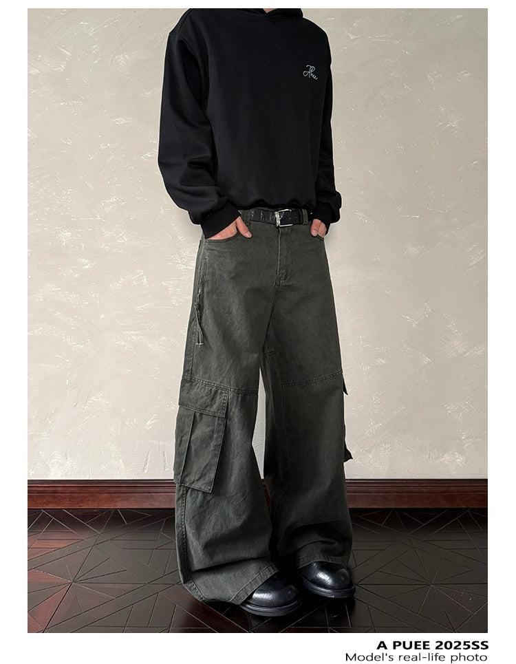 Utility Pocket Wide Leg Cargo Pants