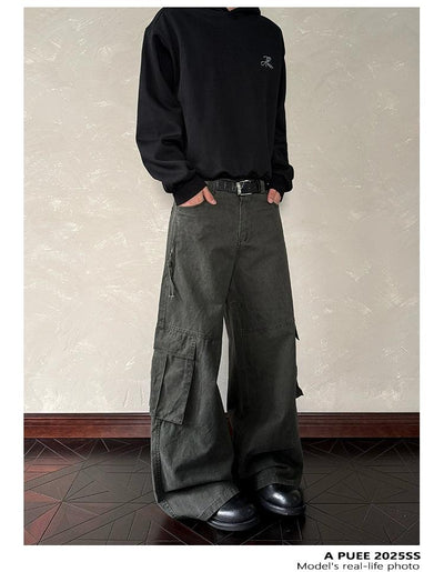 Utility Pocket Wide Leg Cargo Pants