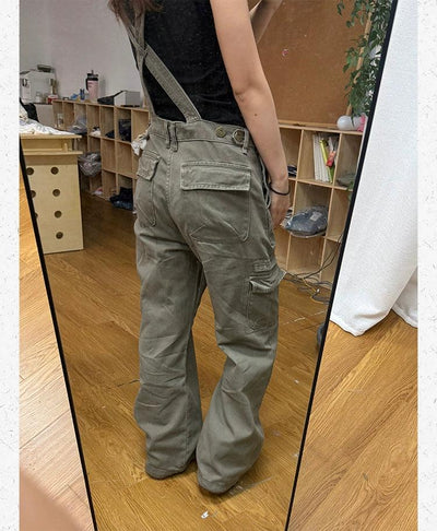 Solid Color Workwear Overall Korean Street Fashion Overall By Made Extreme Shop Online at OH Vault