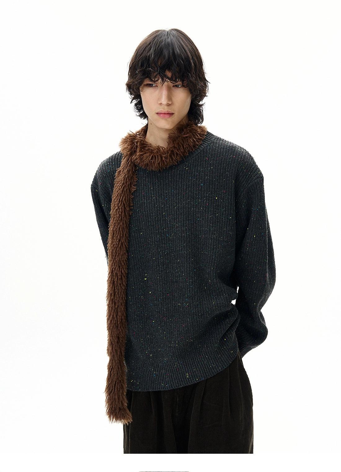 Wool Blend Color Glitters Sweater Korean Street Fashion Sweater By 77Flight Shop Online at OH Vault