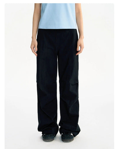 Gartered Loose Track Pants Korean Street Fashion Pants By WORKSOUT Shop Online at OH Vault