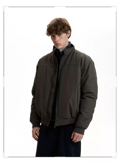 Clean Fit Bomber Jacket Korean Street Fashion Jacket By A PUEE Shop Online at OH Vault