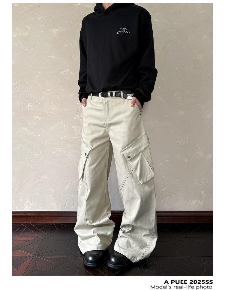 Flap Pocket Bootcut Cargo Pants