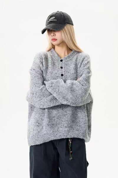 Comfty Fit Cozy Sweater Korean Street Fashion Sweater By MaxDstr Shop Online at OH Vault