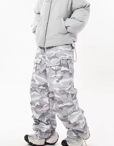 Multi-Pocket Camouflage Pants Korean Street Fashion Pants By Blacklists Shop Online at OH Vault