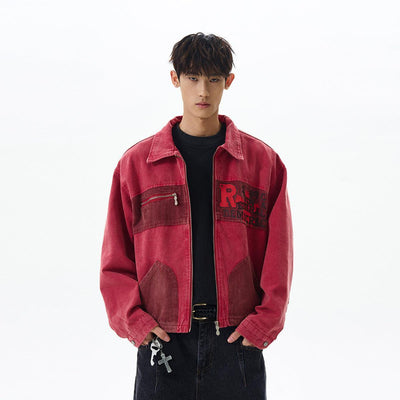 Corduroy Patchwork Jacket Korean Street Fashion Jacket By A PUEE Shop Online at OH Vault