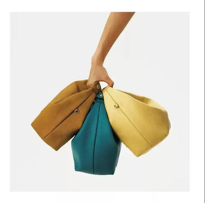 Embossed Logo Matte PU Leather Bag Korean Street Fashion Bag By Crying Center Shop Online at OH Vault