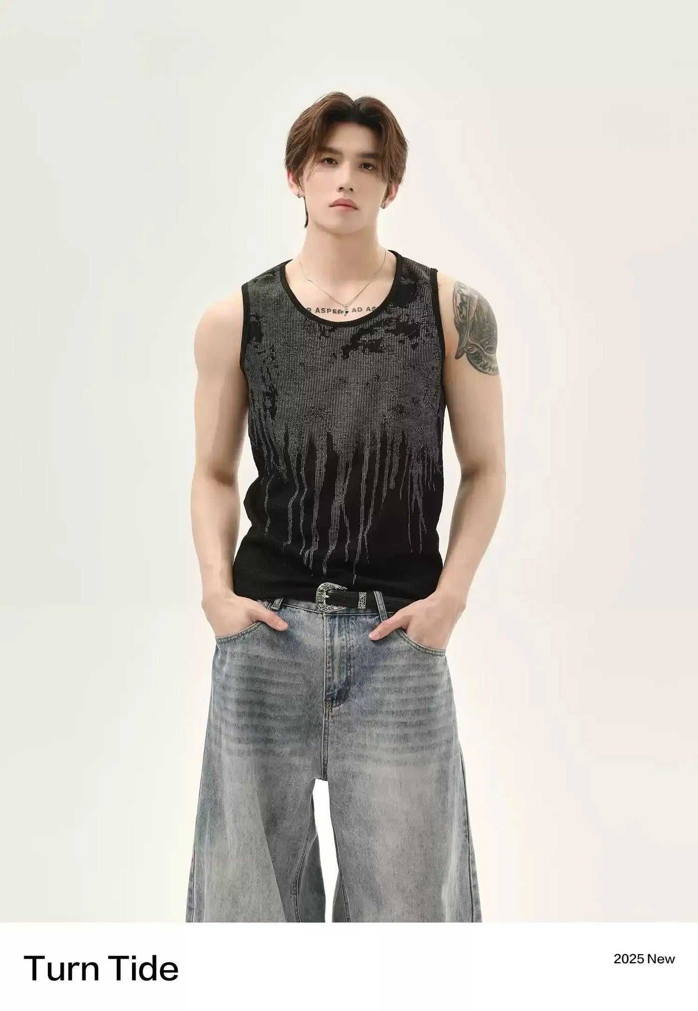 Gradient Washed Tank Top Korean Street Fashion Tank Top By Turn Tide Shop Online at OH Vault