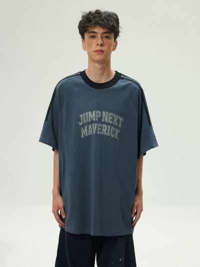 Subtle Doodled Logo T-Shirt Korean Street Fashion T-Shirt By Jump Next Shop Online at OH Vault