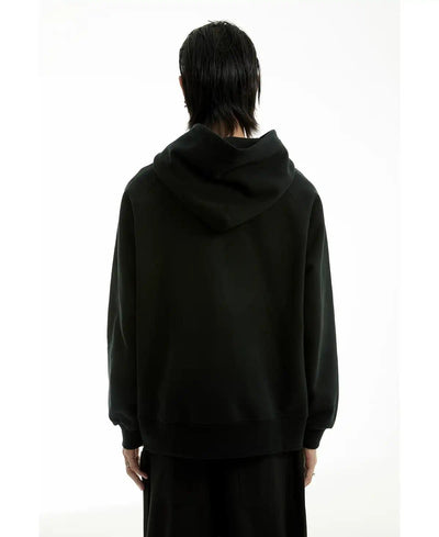 Metal Detailing Comfty Hoodie Korean Street Fashion Hoodie By Funky Fun Shop Online at OH Vault