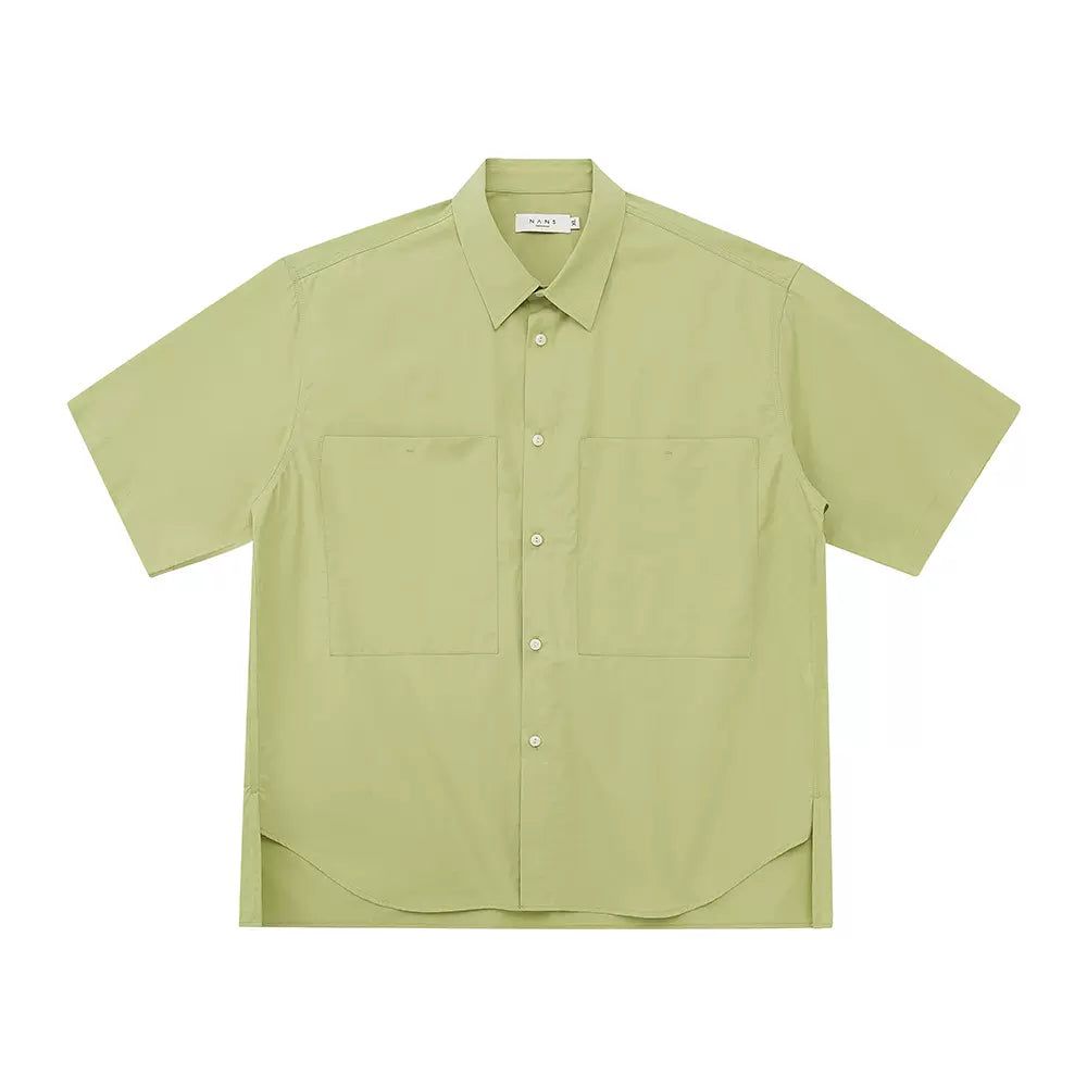 Neat Pockets Minimal Shirt Korean Street Fashion Shirt By NANS Shop Online at OH Vault