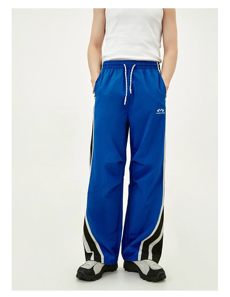 Casual Drawstring Striped Track Pants Korean Street Fashion Pants By Made Extreme Shop Online at OH Vault